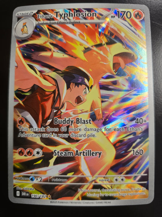 Ethan's Typhlosion 190/182 Destined Rivals Holofoil NM