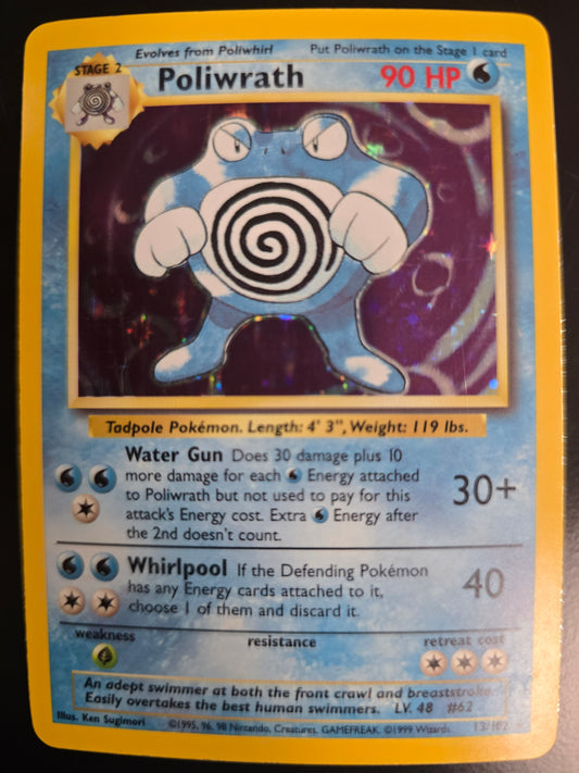 Poliwrath 13/102 Base Set Holofoil NM