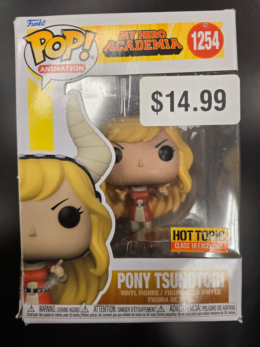Funko-Pop! My Hero Academia  Pony Tsunotori #1254 Hot Topic Class 1B Exclusive