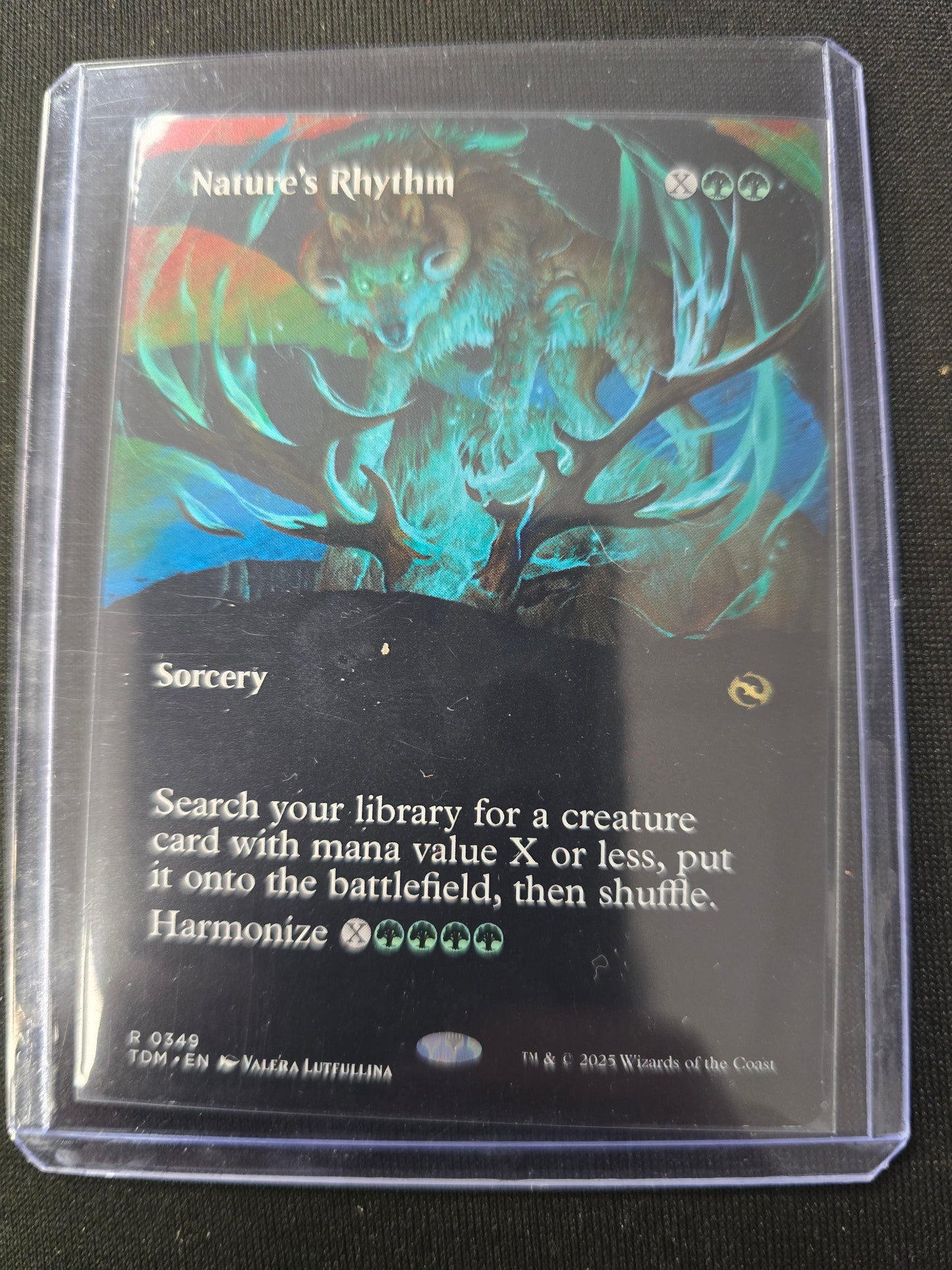 Nature's Rhythm R 0349 Tarkir: Dragonstorm Borderless Normal NM