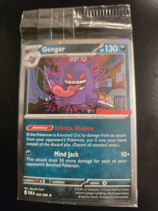 Gengar 050/088 Misc Cards & Products Gamestop Cosmos Holofoil Sealed