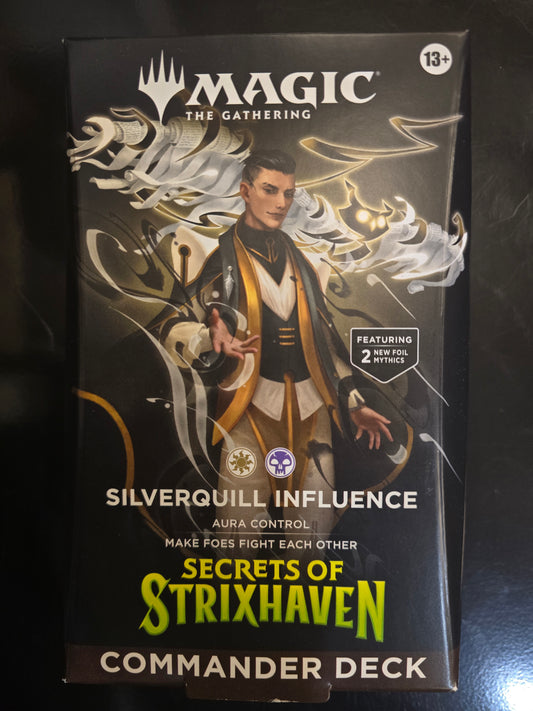 MTG Secrets Of Strixhaven Silverquill Influence Commander Deck