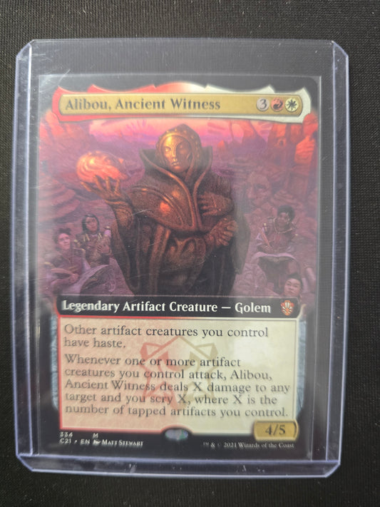 Alibou, Ancient Witness 334 M Commander 2021 Extended Art NM