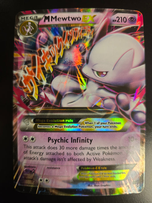 M Mewtwo Ex 64/162 XY BREAKthrough Holofoil NM