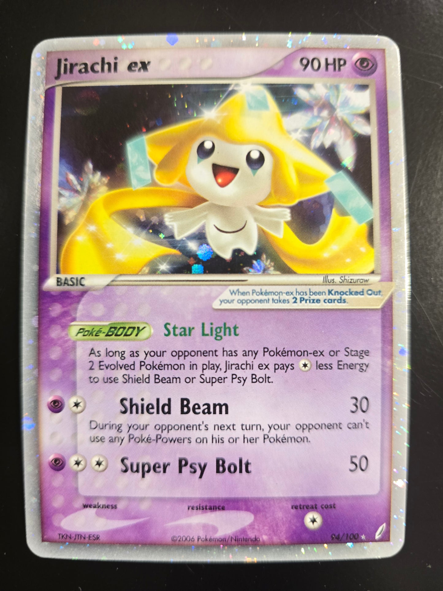 Jirachi Ex 94/100 Crystal Guardians Holofoil NM