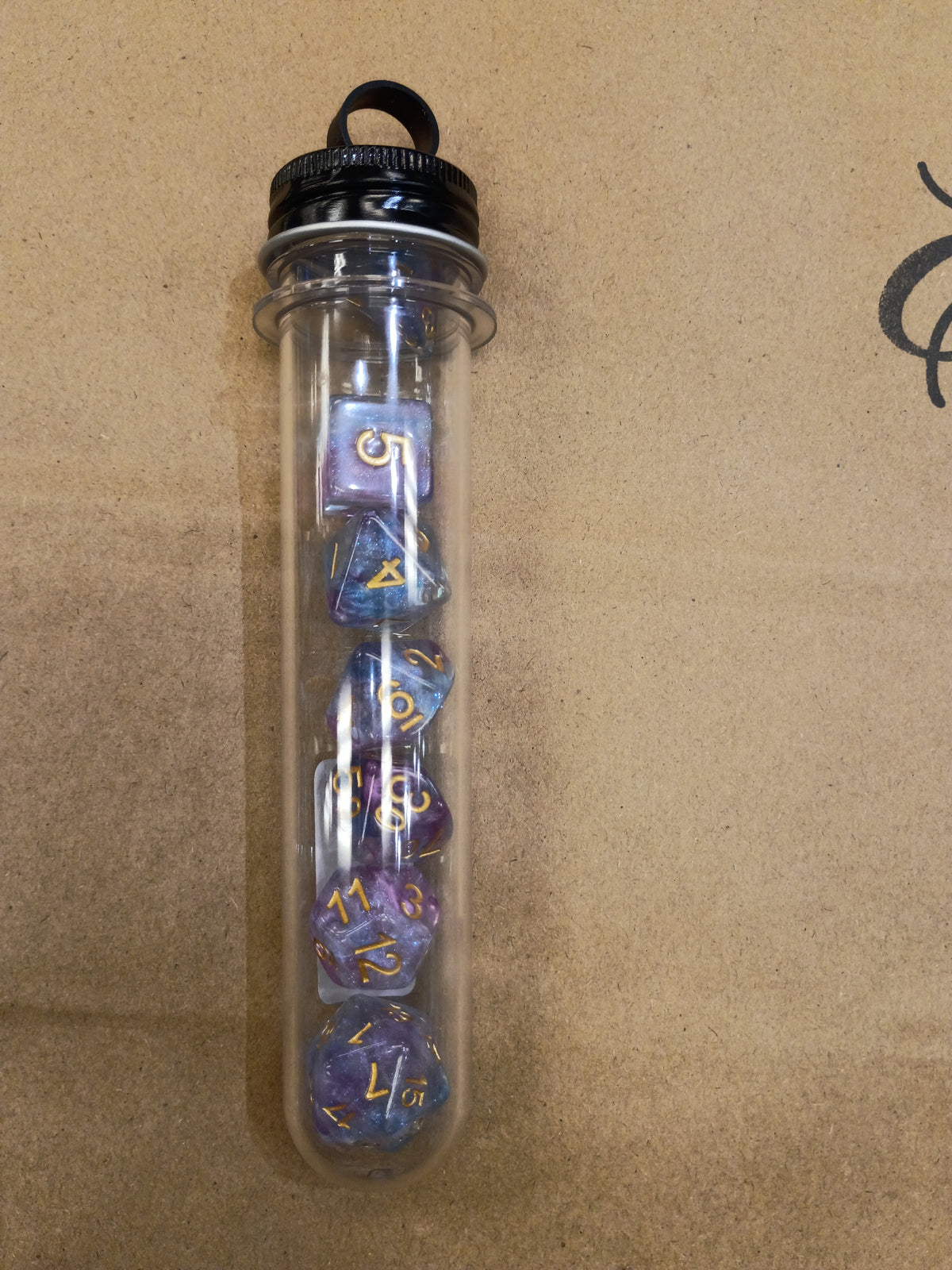 Luminous - Violent Storm Tubed Dice set