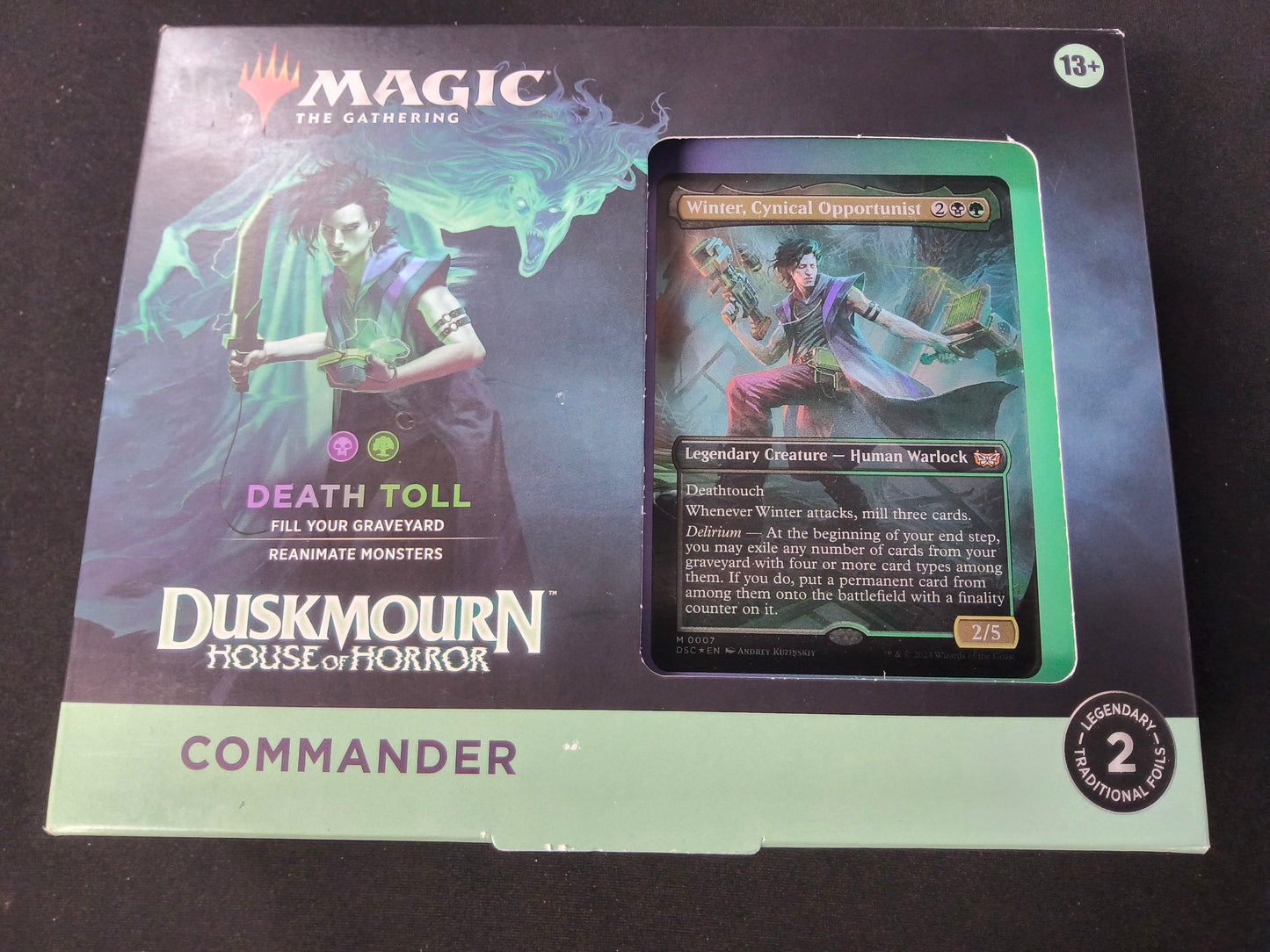 MTG Duskmourn House Of Horror Death Toll Commander Deck