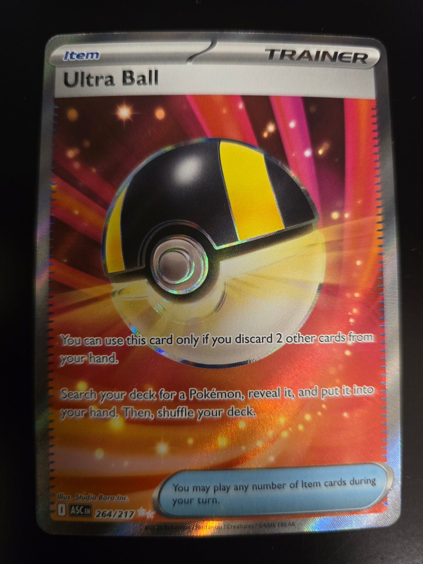 Ultra Ball 264/217 Ascended Heroes Holofoil NM