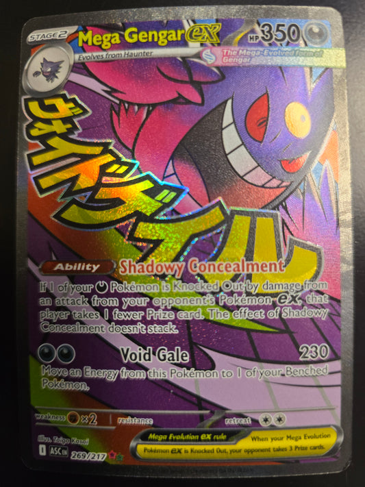 Mega Gengar Ex 269/217 ME: Ascended Heroes Holofoil NM