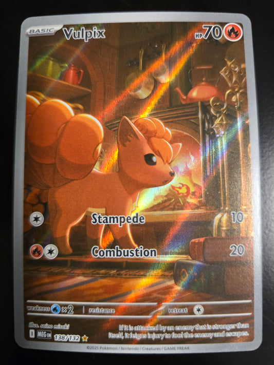 Vulpix 138/132 Mega Evolution Holofoil NM