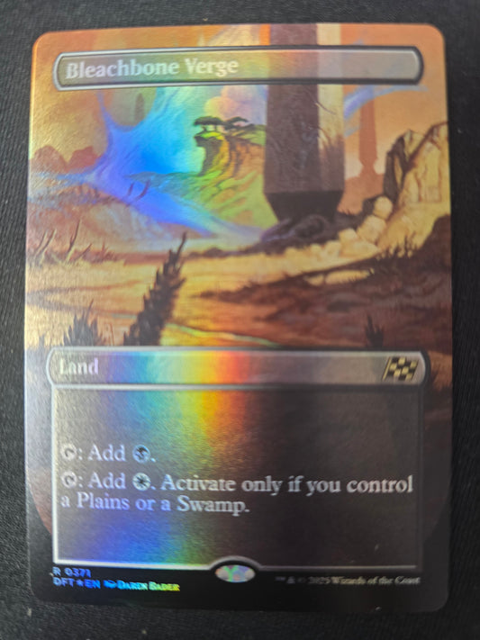 Bleachbone Verge R 0371 Aetherdrift Borderless Foil NM