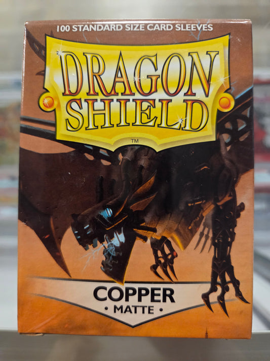 Dragon Shield 100 Card Sleeves. Color Copper