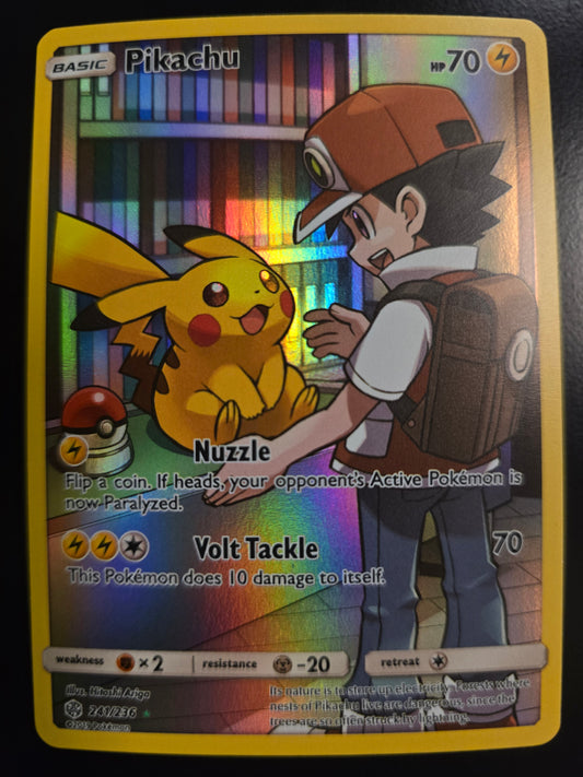 Pikachu 241/236 SM Cosmic Eclipse Secret Alt Art Holofoil NM