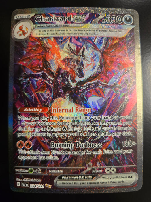Charizard Ex 234/091 Paldean Fates Holofoil NM
