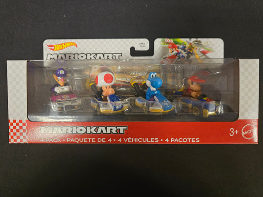 Hotwheels Mario Kart 4 Pack
