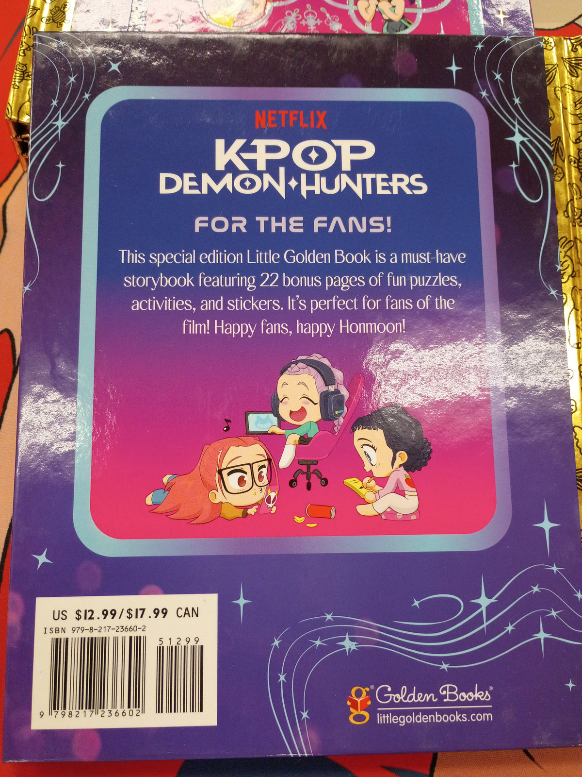 Little Golden Books K-pop Demon Hunters For the Fans Ultimate Fan edition Book