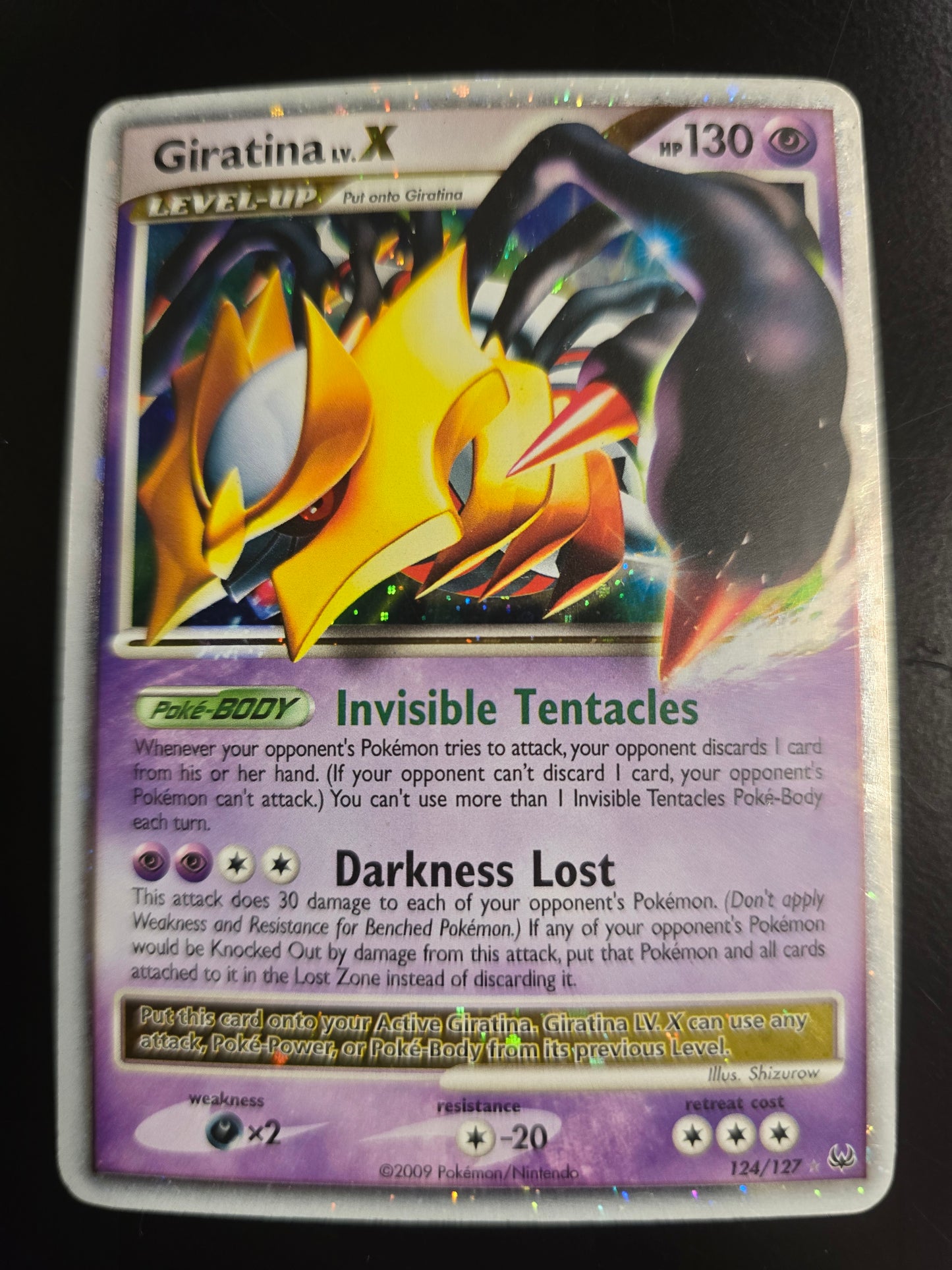 Giratina Lv. X 124/127 Platinum Holofoil LP
