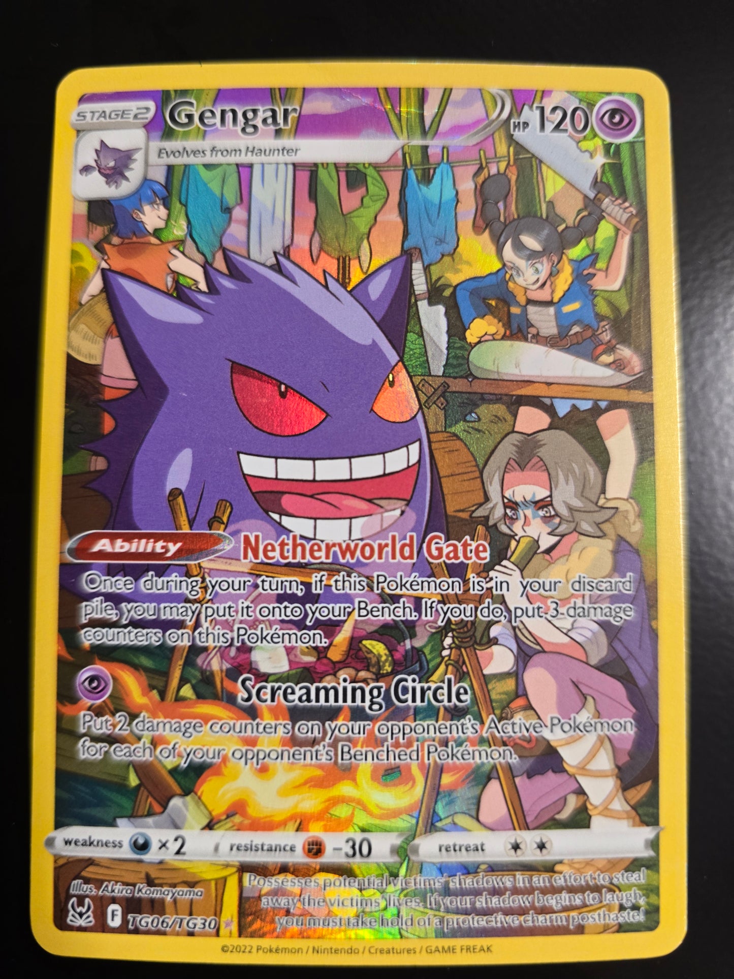 Gengar TG06/TG30 Lost Origin Trainer Gallery Holofoil NM
