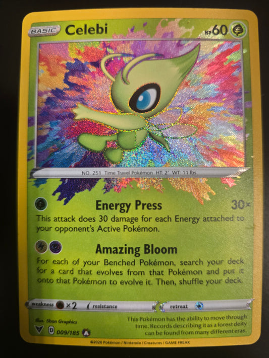 Celebi 009/185 Vivid Voltage Holofoil NM