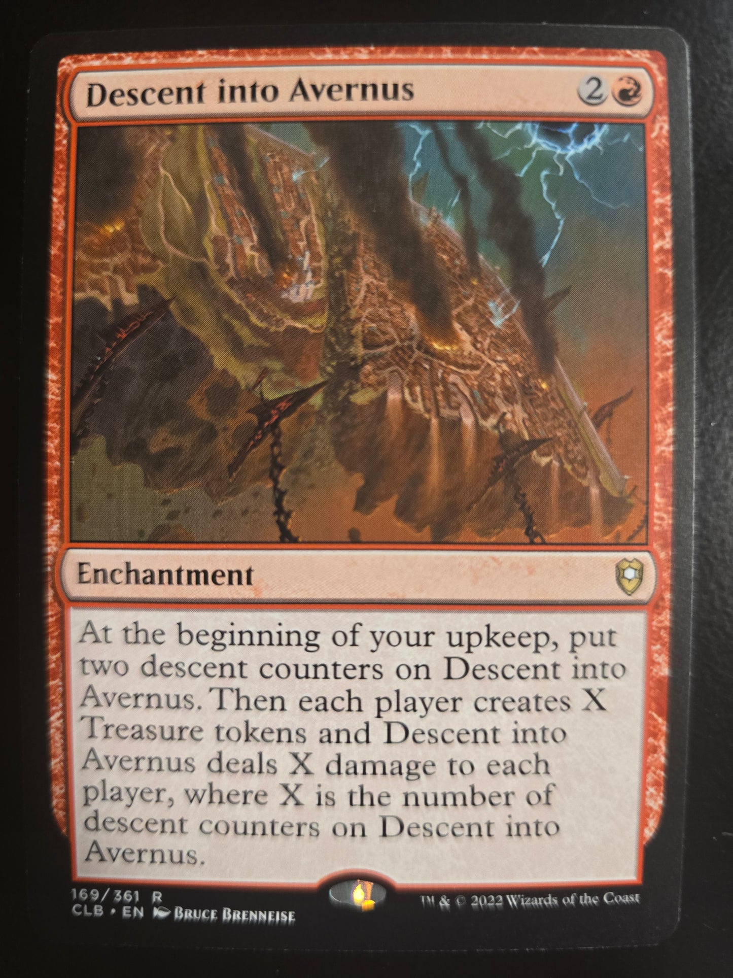 Descent Into Avernus 169/361 R Commander Legends: Battle For Baldur's Gate Normal NM