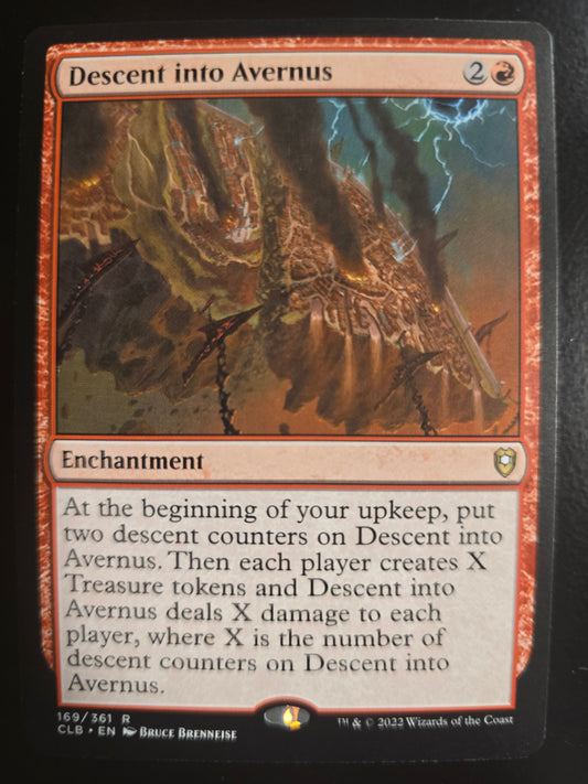 Descent Into Avernus 169/361 R Commander Legends: BFBG Normal NM