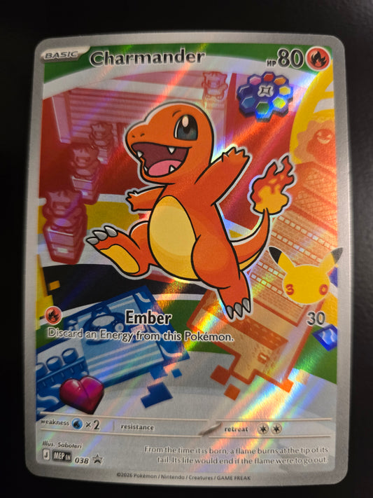 Charmander 038 Mega Evolution Promo Holofoil NM
