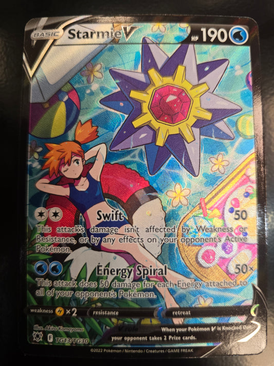 Starmie V TG13/TG30 Astral Radiance Trainer Gallery Holofoil NM