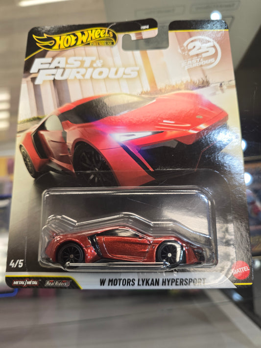 Hotwheels Premium Fast & Furious W Motors Lykan Hypersport