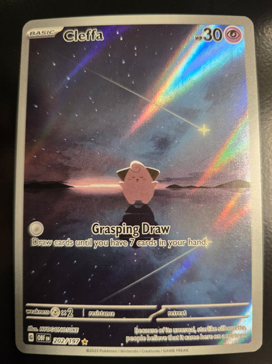 Cleffa 202/197 Obsidian Flames Holofoil NM
