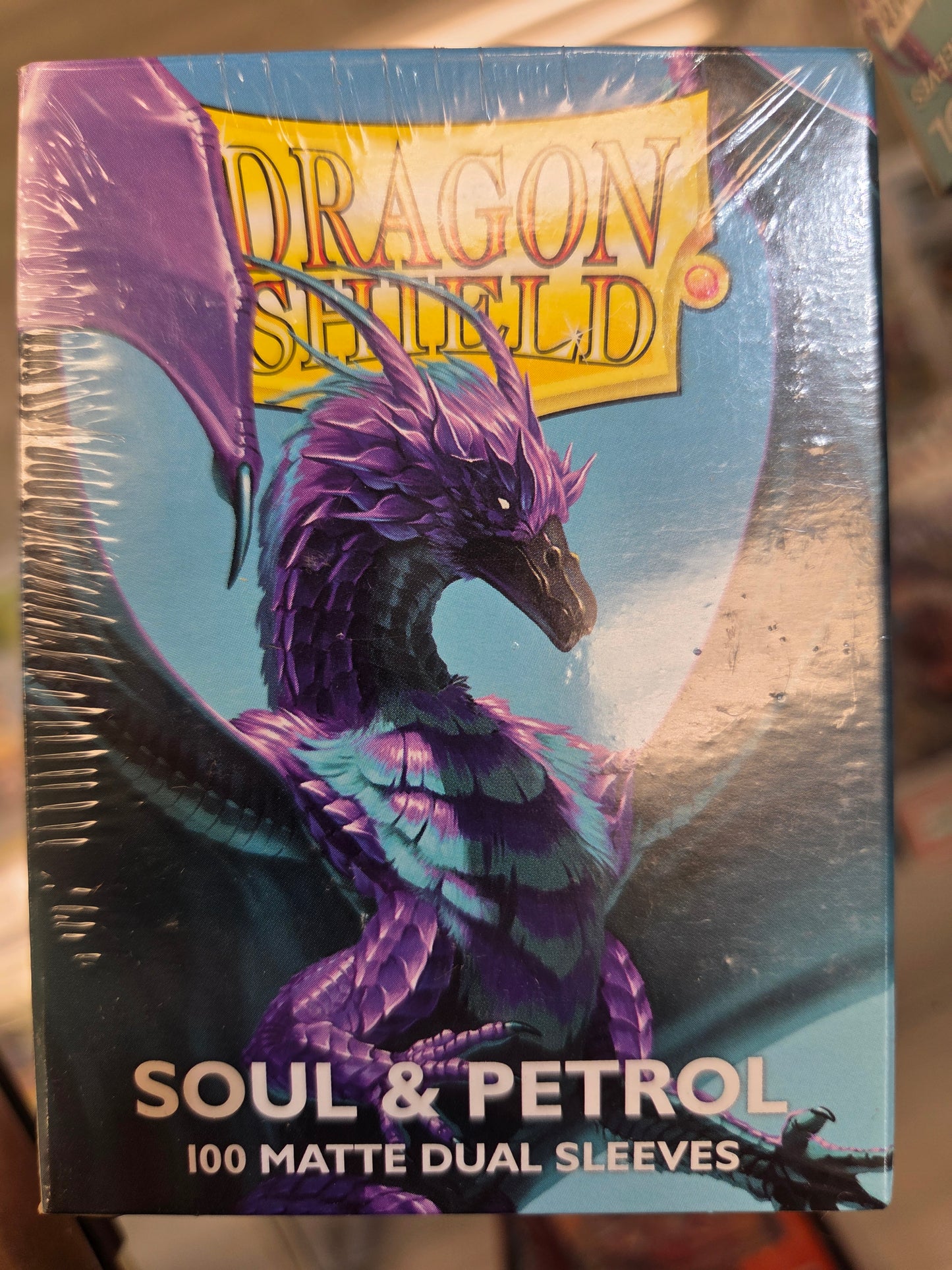 Dragon Shield 100 Matte Dual Sleeves Soul & Petrol