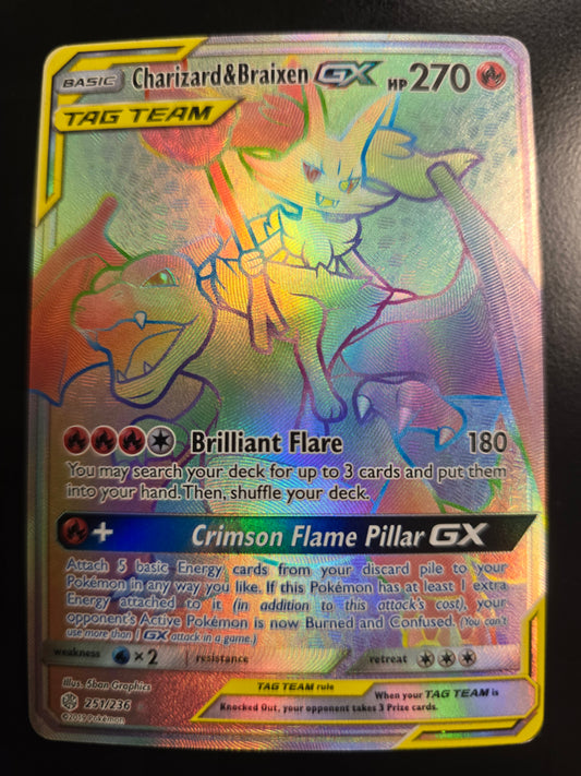 Charizard & Braixen 251/236 Holofoil NM