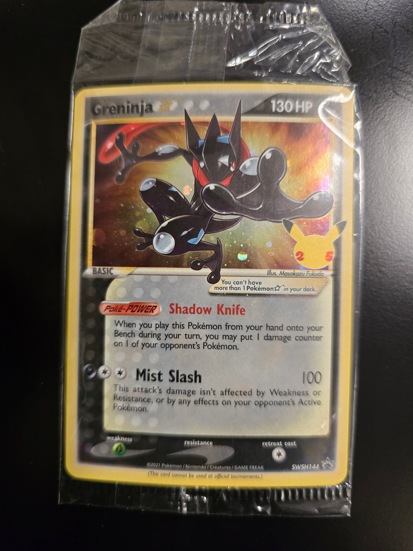 Greninja Star SWSH144 S&S Promo Cards Holofoil Sealed