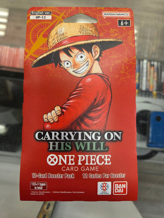 Carrying On His Will One Piece Booster Pack