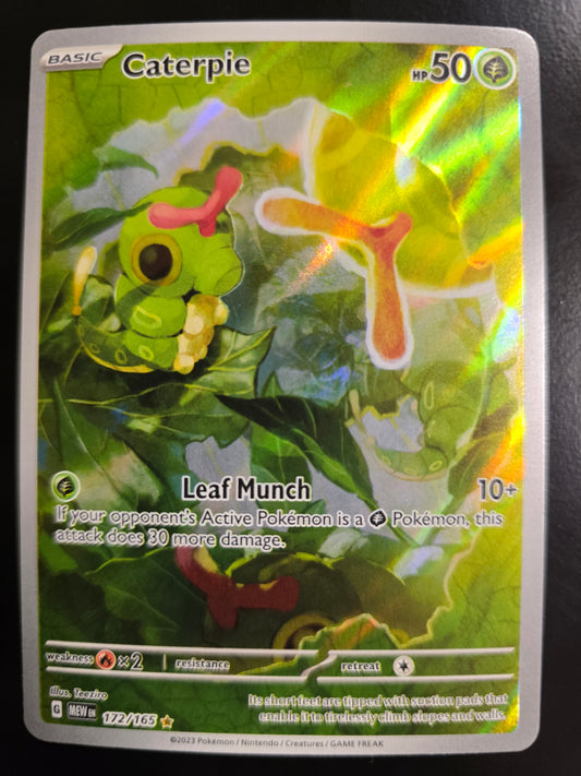 Caterpillar 172/165 Scarlet & Violet 151 Holofoil NM