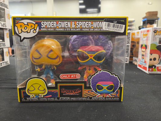 Funko-Pop! Spider-Gwen & Spider-Women Neon Art Target exclusive