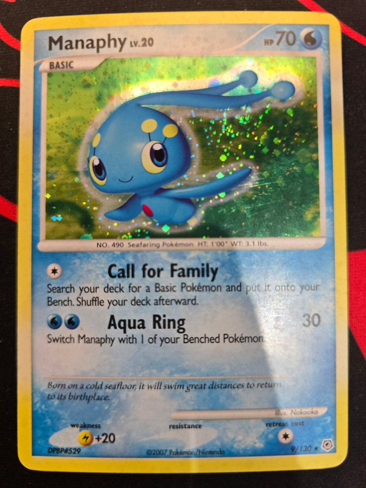 Manaphy Lv. 20 9/130 Holofoil NM