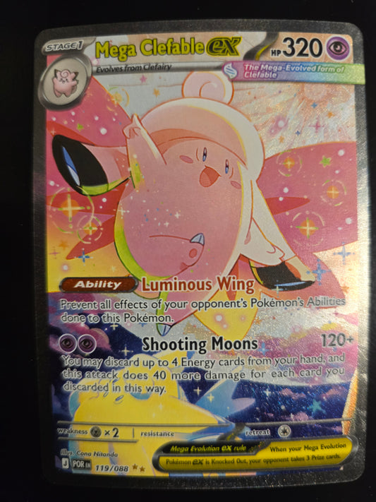 Mega Clefable Ex 119/088 Perfect Order Holofoil NM