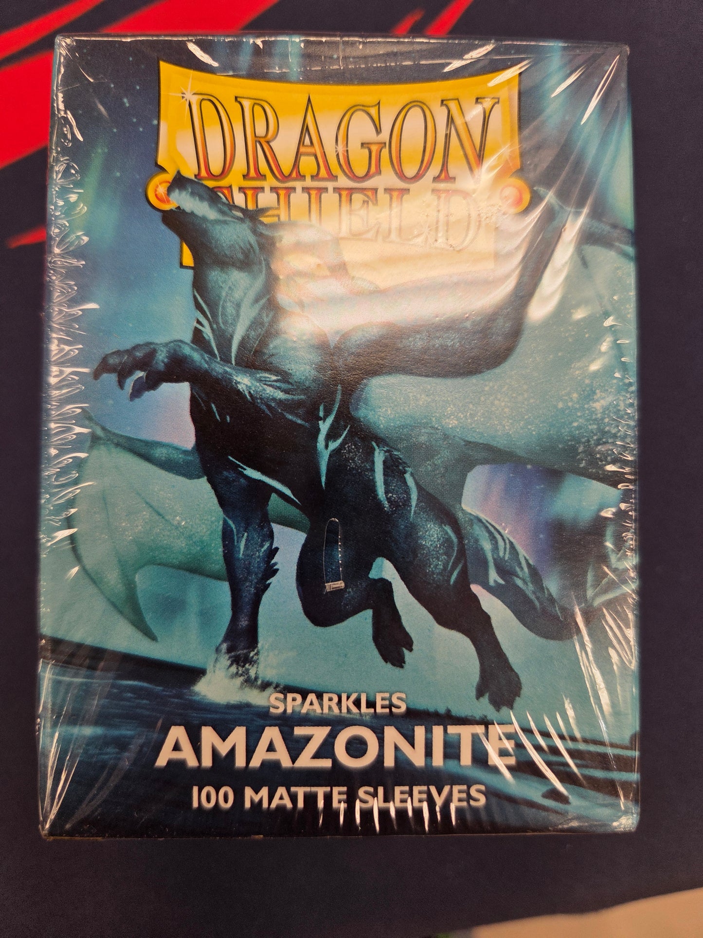 Dragon Shield 100 Matte Sleeves Amazonite (glitter)