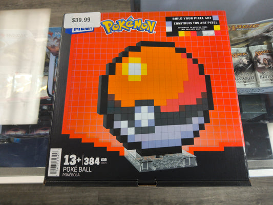 Mega Blocks Pokemon Poke Ball Pixel Art