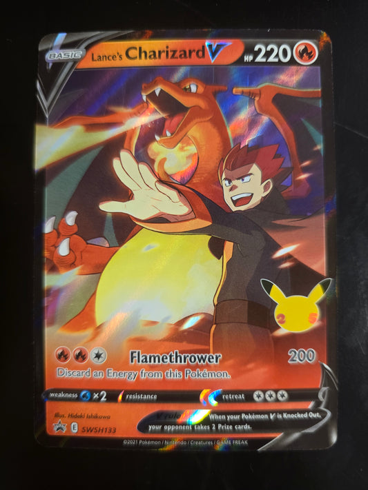 Lance's Charizard V SWSH133 Holofoil NM