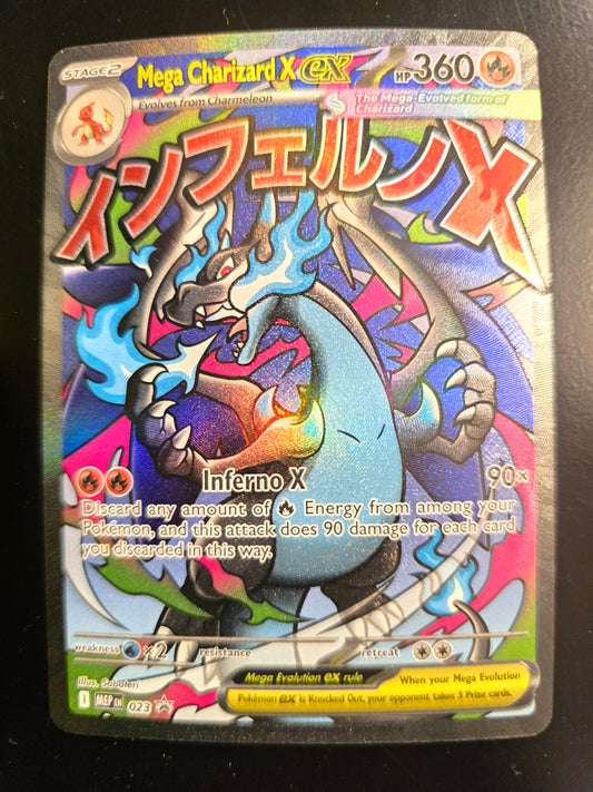 Mega Charizard X Ex 023 Mega Evolution Promo Holofoil NM
