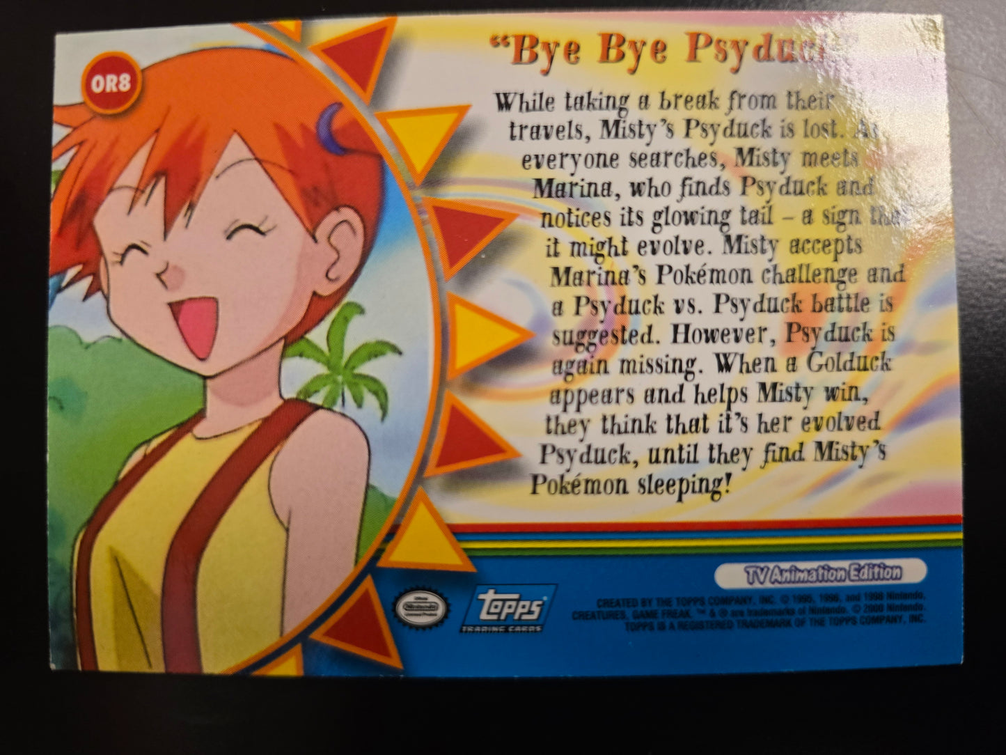 Bye Bye Psyduck Topps Trading Cards