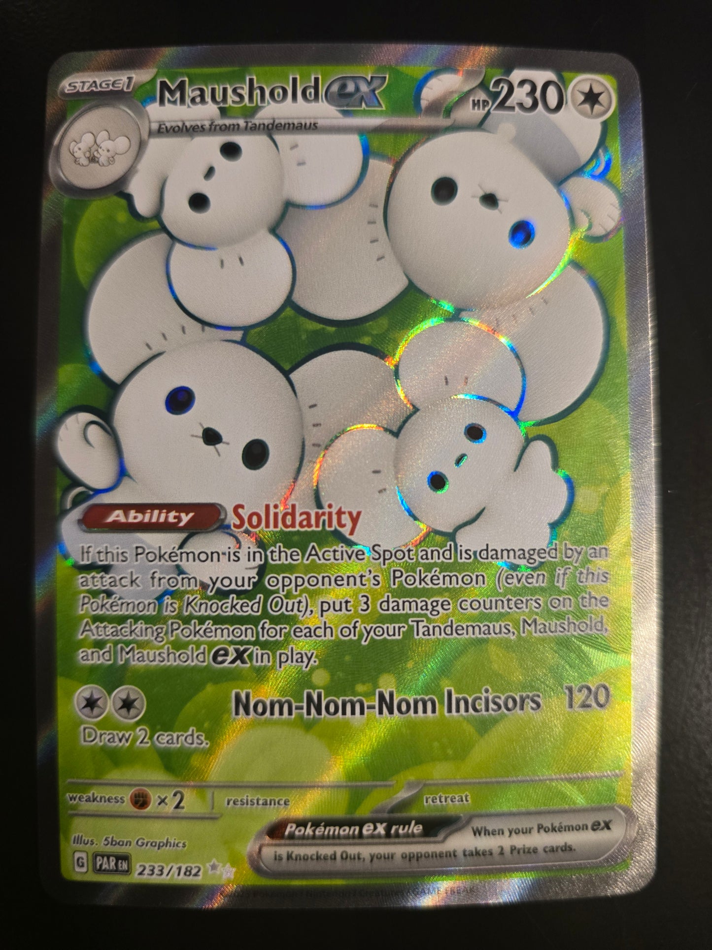 Maushold Ex 233/182 Paradox Rift Holofoil NM