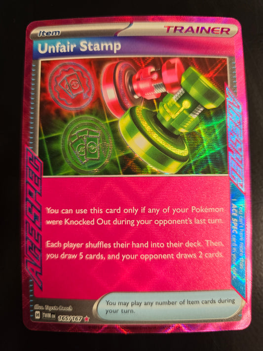 Unfair Stamp 165/167 Twilight Masquerade Holofoil NM