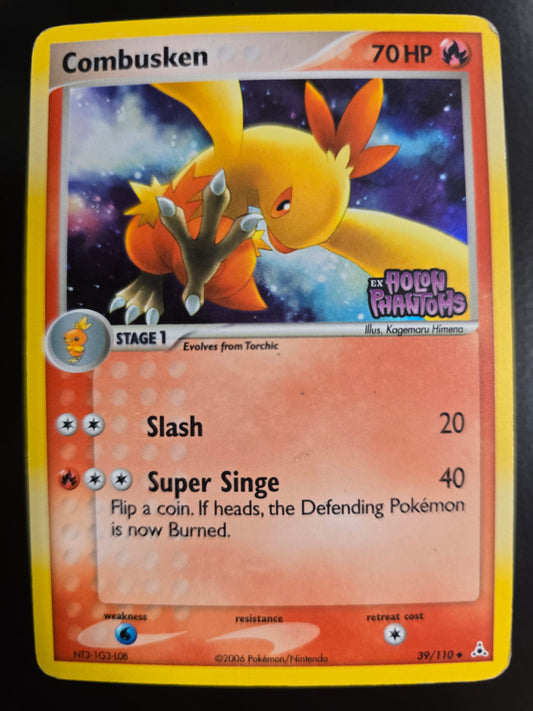 Combusken 39/110 Ex Holo Phantoms Reverse Holofoil LP