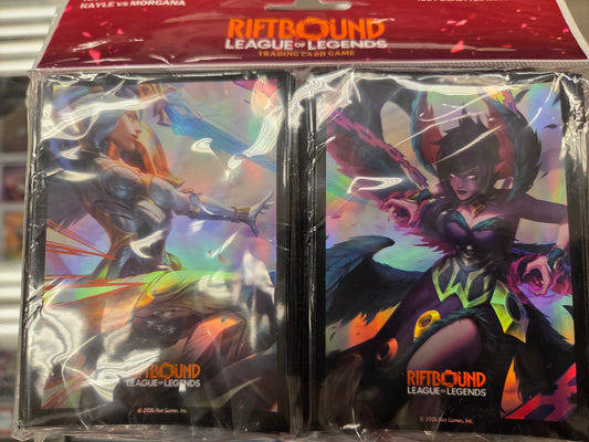 Riftbound League of Legends Kayle vs Morgana 100 pack art sleeves