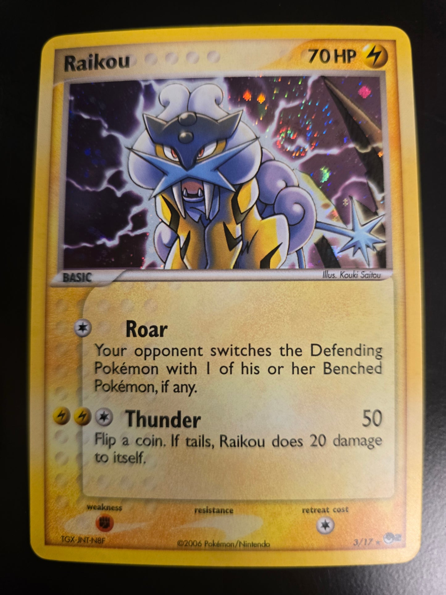 Raikou 3/17 POP Series 2 Holofoil NM