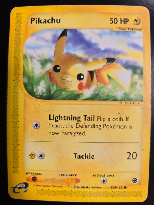 Pikachu 124/165 Expedition Normal LP