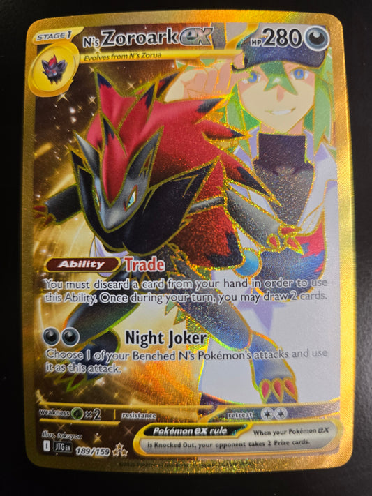 N's Zoroark Ex 189/159 Journey Together Holofoil NM