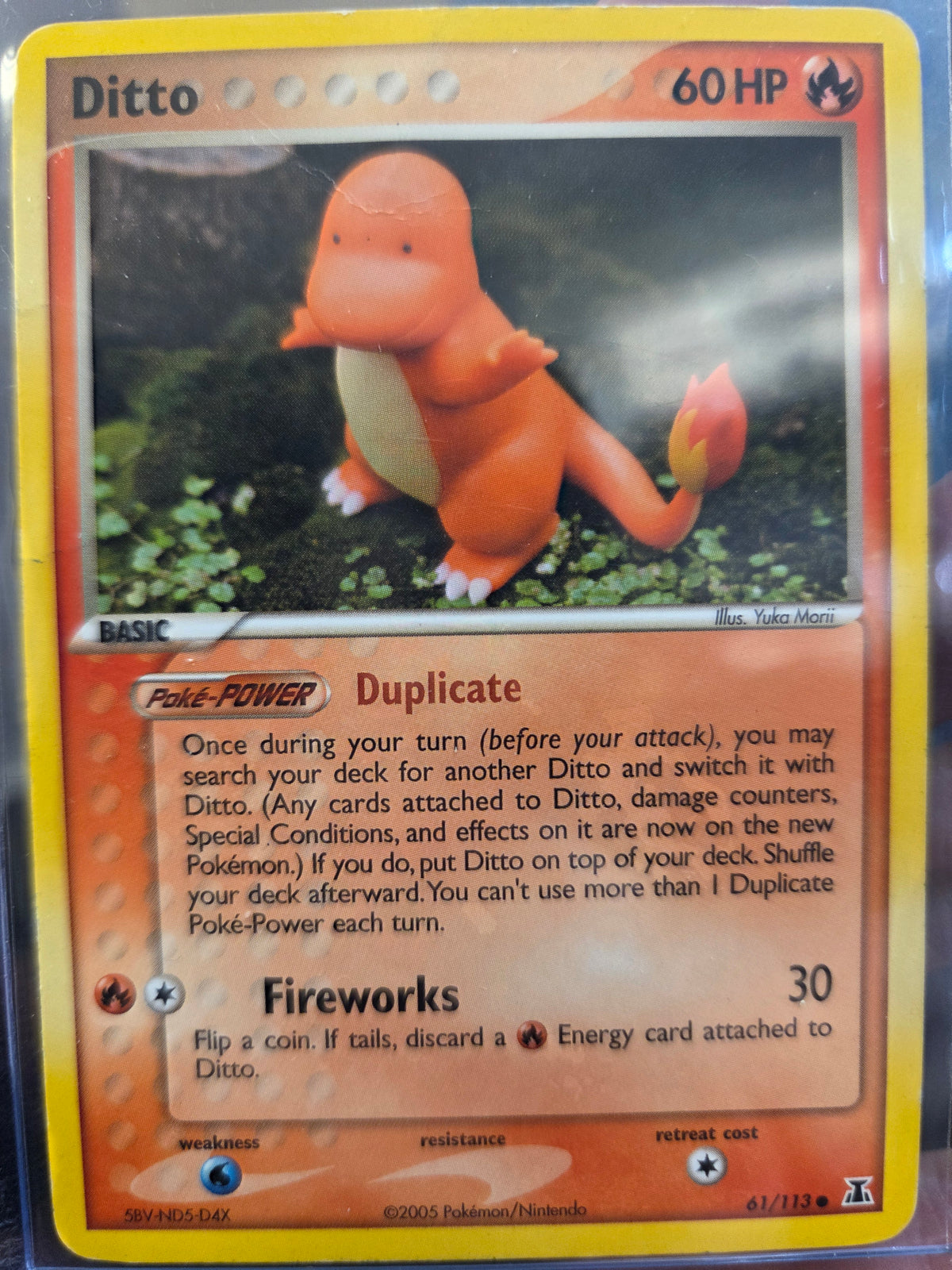 Ditto (Charmander form) 61/113 (DMG)